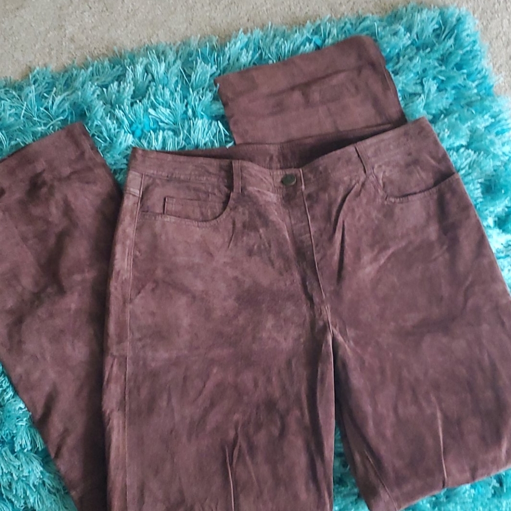Lilly Pulitzer Suede Brown Pants